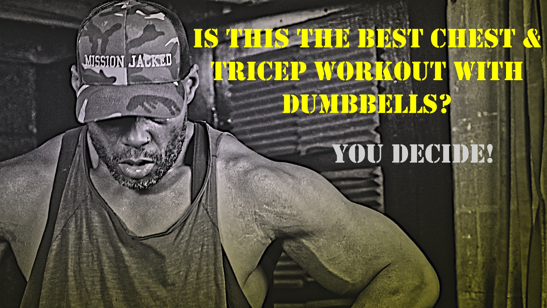 Best Chest and Tricep Workout With Dumbbells