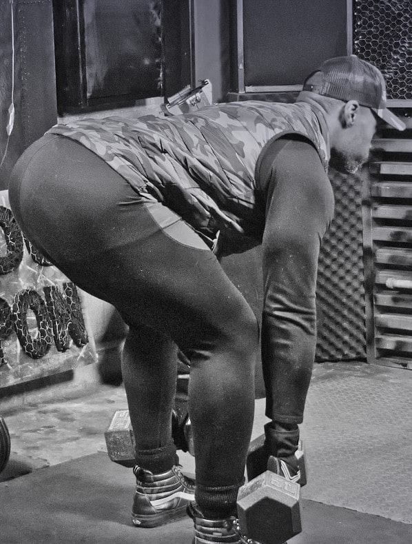 Exercise 1: Dumbbell Deadlifts (Quads, Hamstrings, Glutes, and Back)
