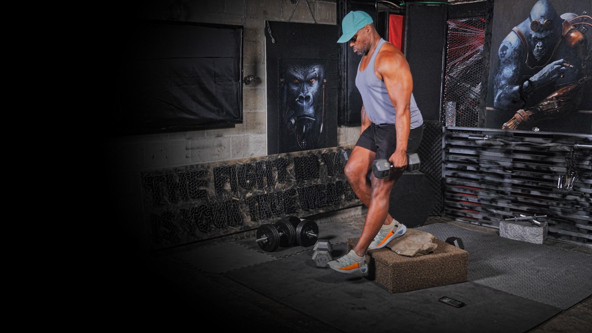 Dumbbell Squats
 Step Down Single-Leg Dumbbell Squats Progression 3: