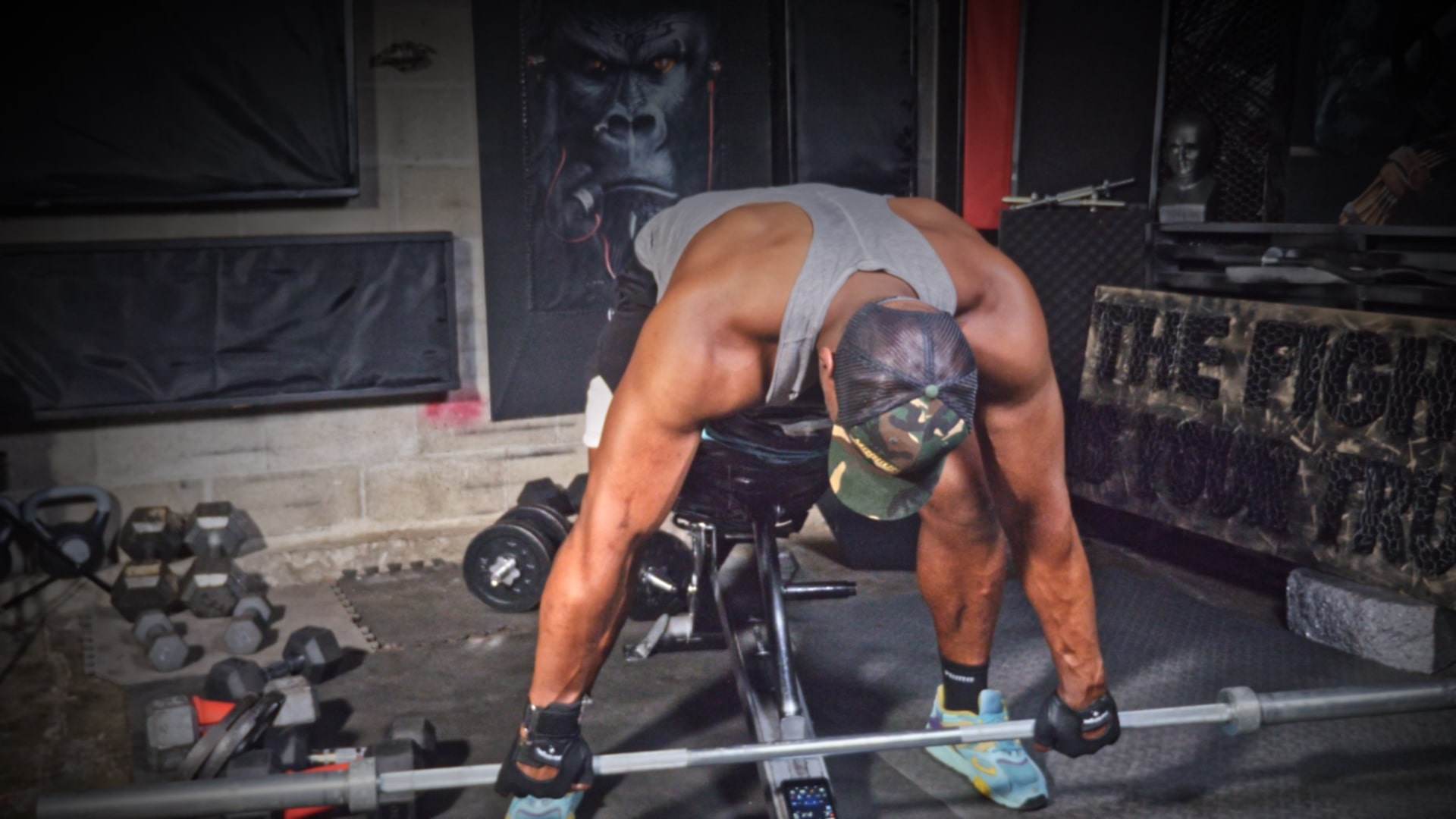 The Barbell Rear Delt Row: