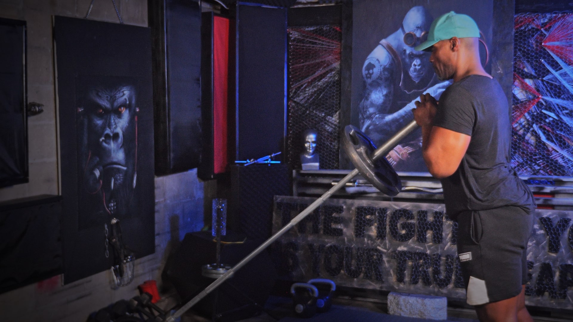 The Landmine Push Press Stand