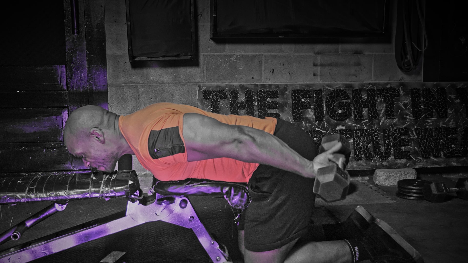 Face-Down Dumbbell Tricep Kickback